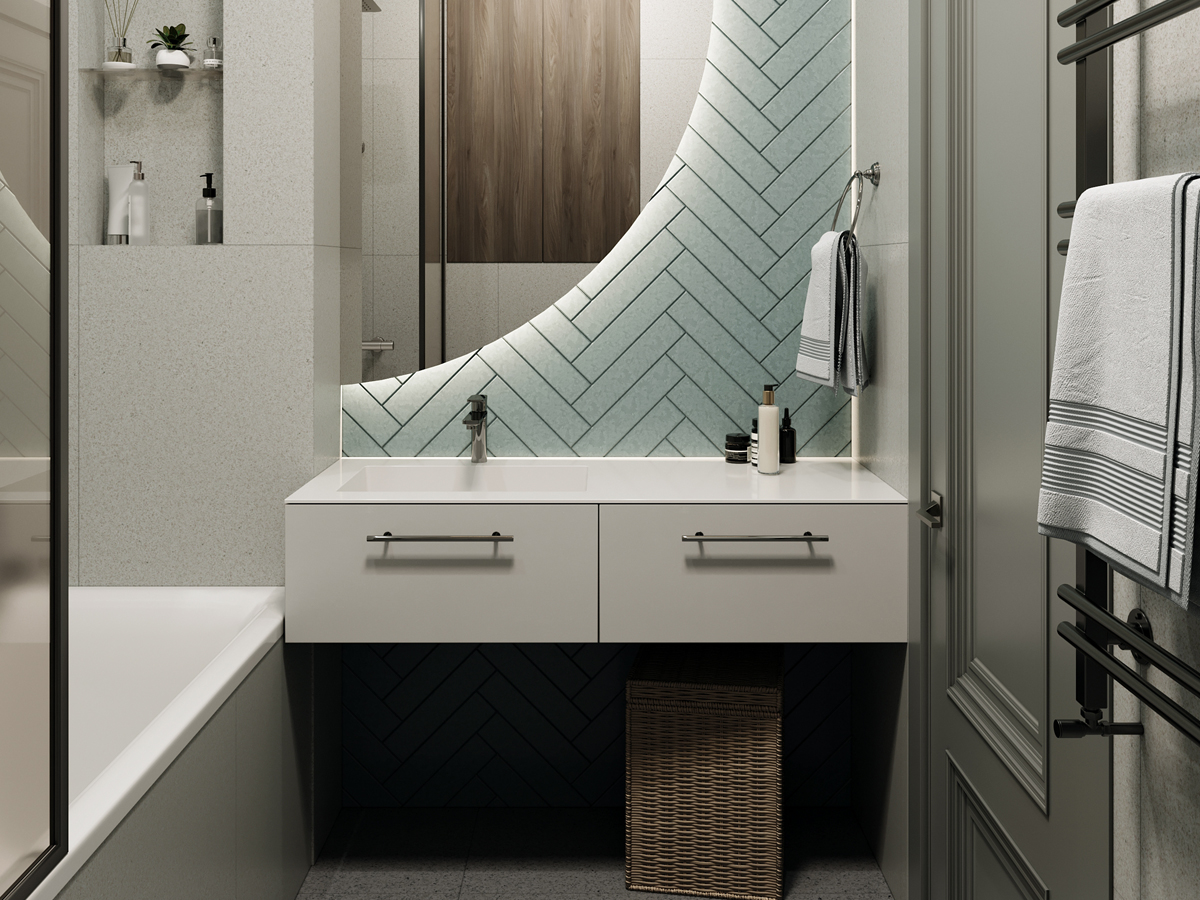 Washbasin ERICA 1200 L