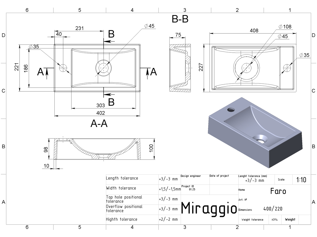 Washbasin FARO