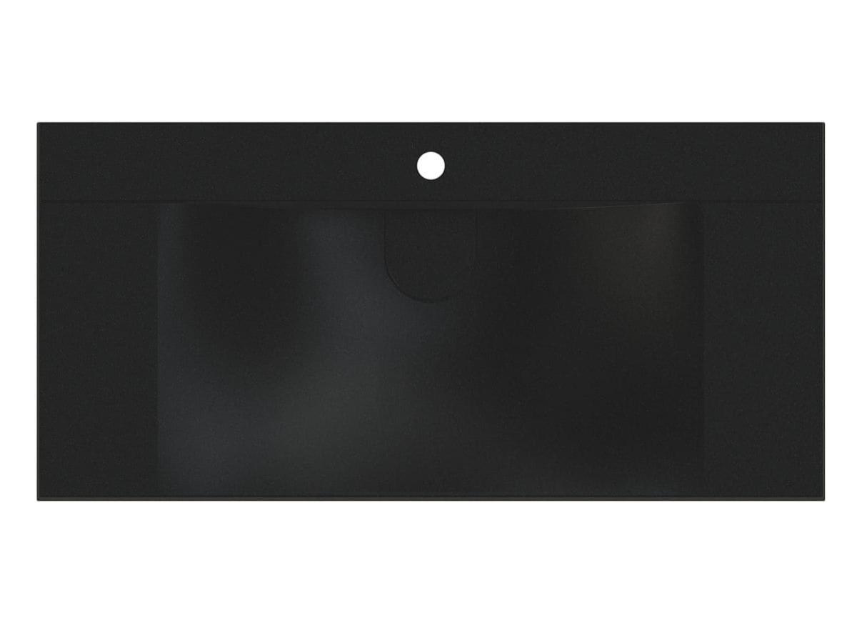 Washbasin FLY 1000 MIRASTONE BLACK SHINE