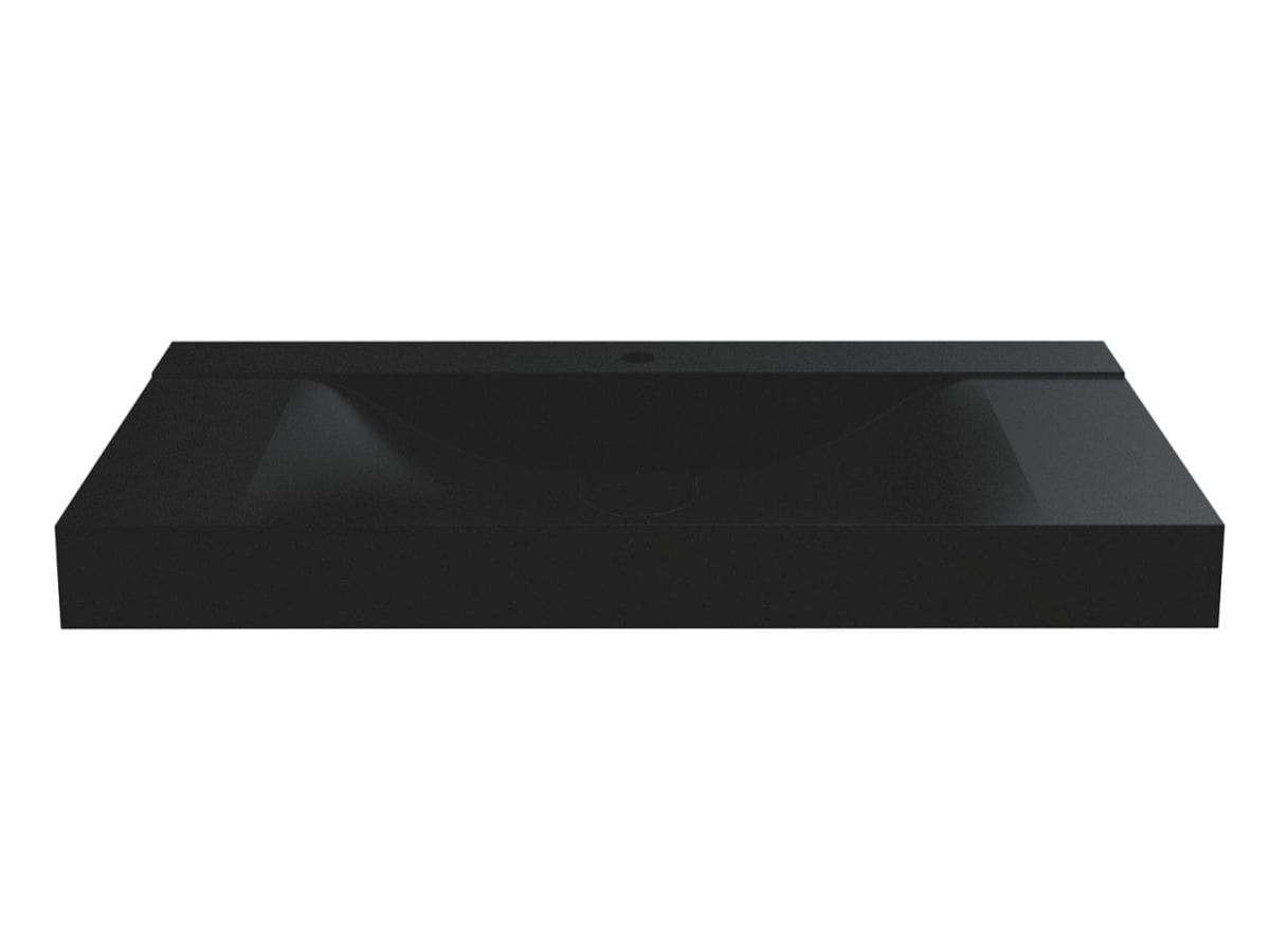Washbasin FLY 1000 MIRASTONE BLACK SHINE