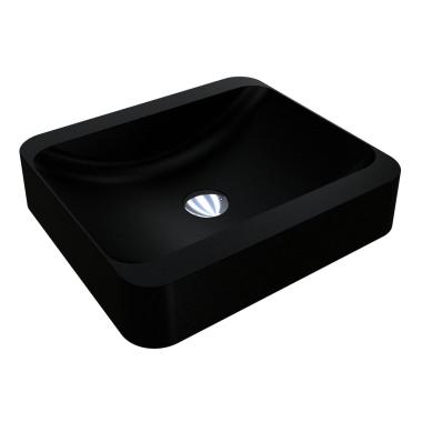 Washbasin GENEVA MIRASTONE BLACK SHINE
