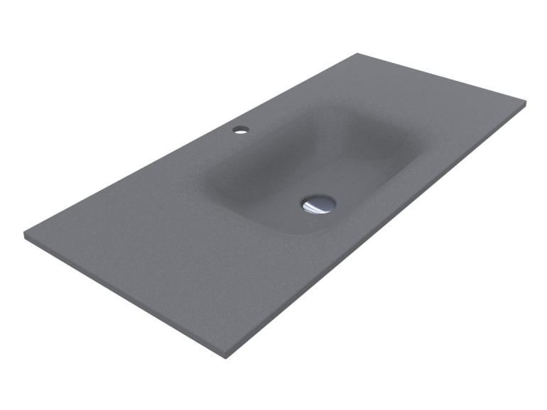 Washbasin JESSEL 1000 MIRASTONE GRAY