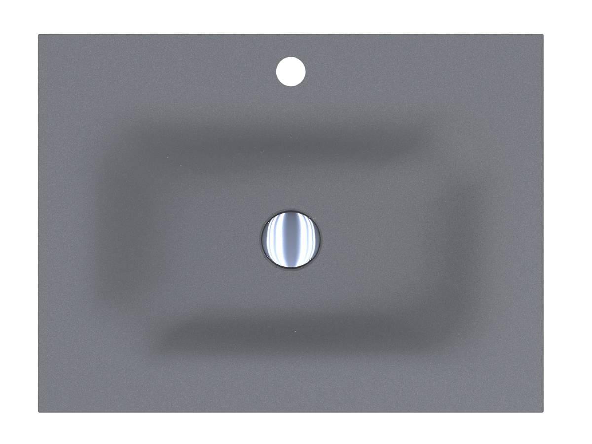 Washbasin JESSEL 600 MIRASTONE GRAY
