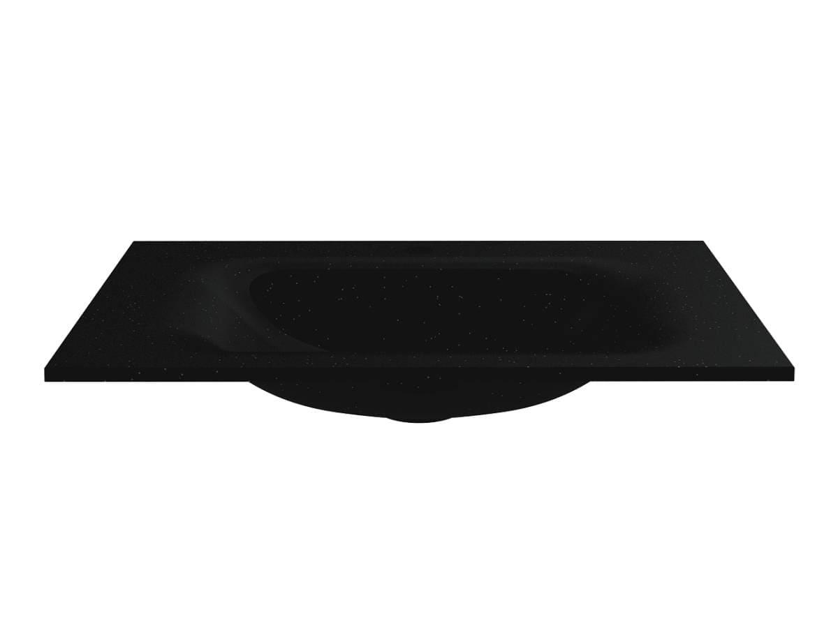 Washbasin JESSEL 700 MIRASTONE BLACK SHINE
