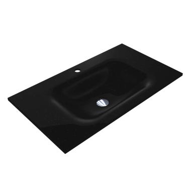 Washbasin JESSEL 800 MIRASTONE BLACK SHINE
