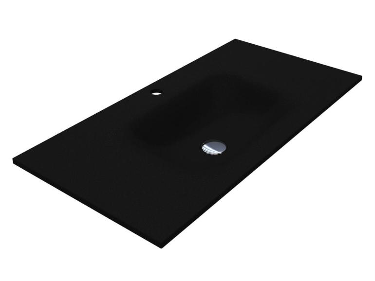 Washbasin JESSEL 900 MIRASTONE BLACK SHINE