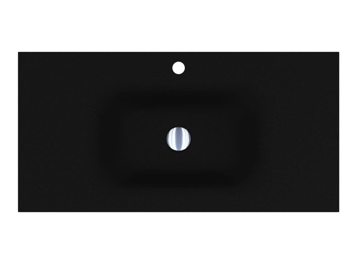 Washbasin JESSEL 900 MIRASTONE BLACK SHINE