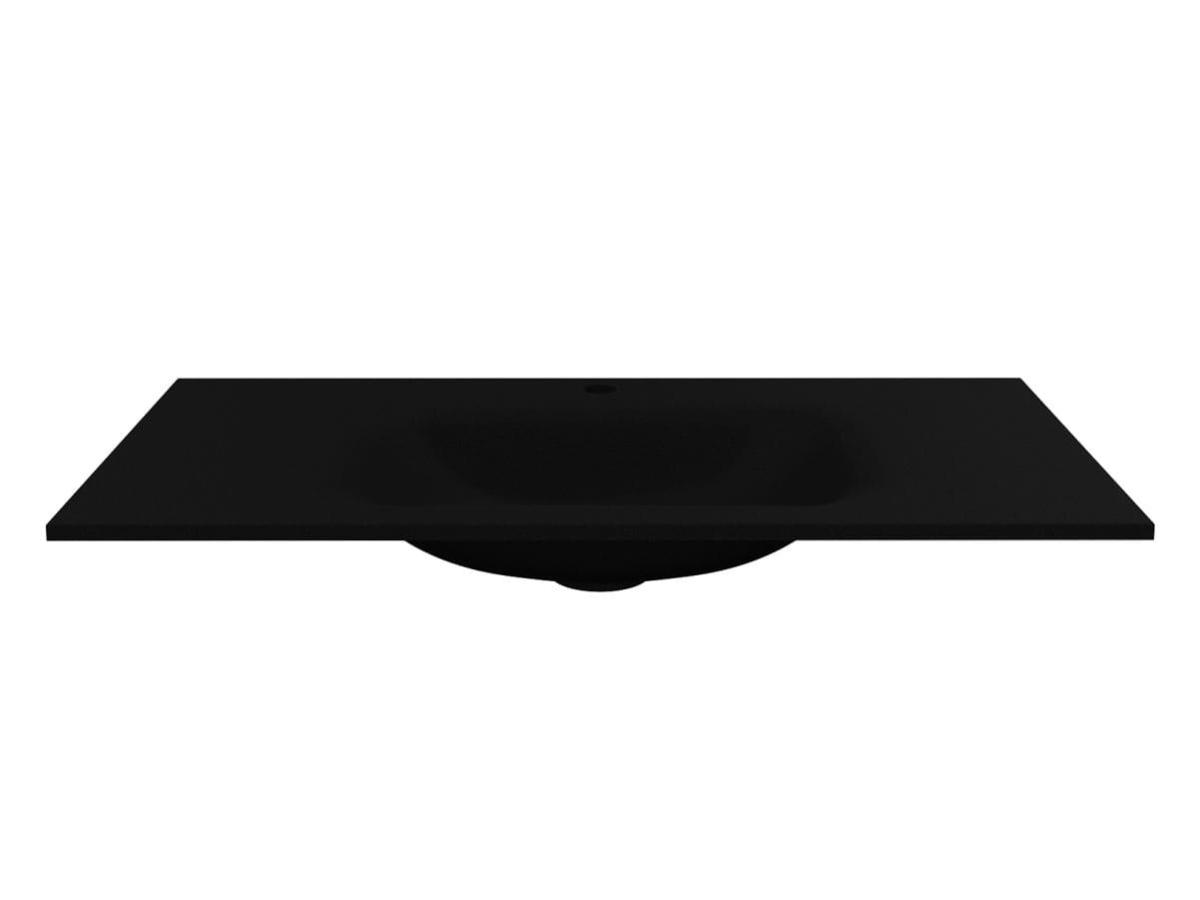 Washbasin JESSEL 900 MIRASTONE BLACK SHINE