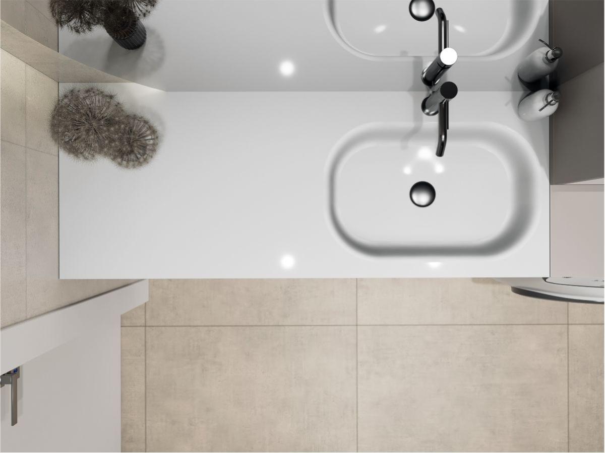 Washbasin LAKE 1250 R