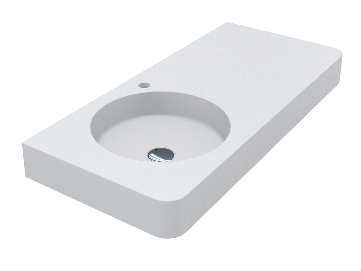 Washbasin LOOP 1000 L MATT
