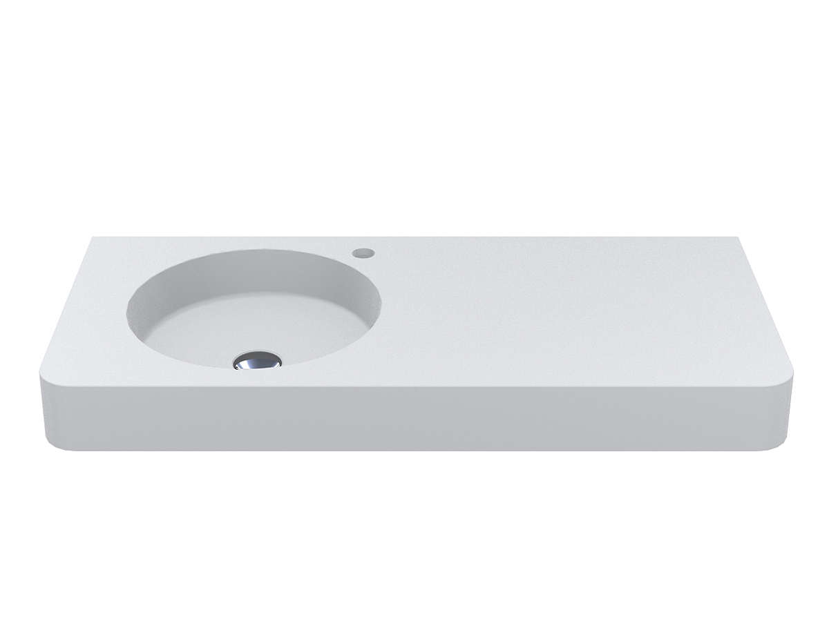 Washbasin LOOP 1000 L MATT