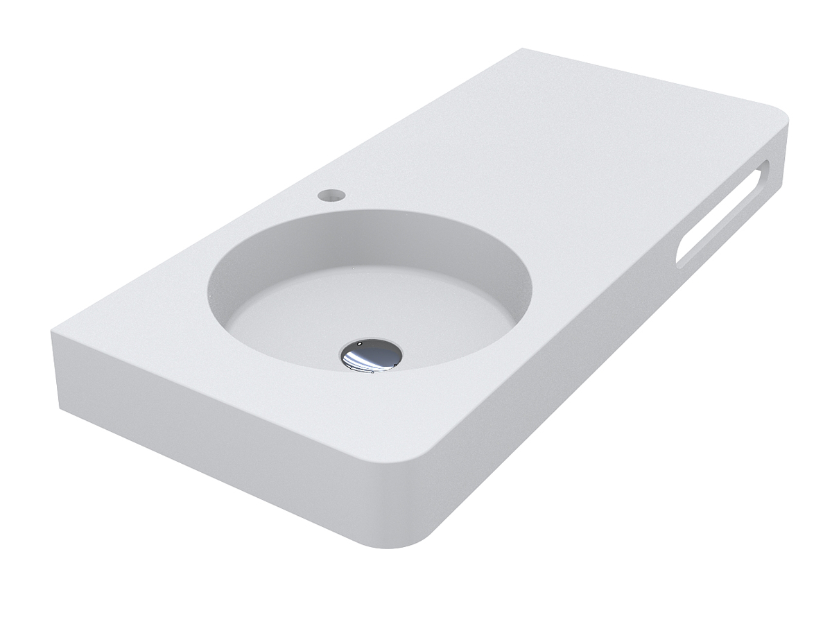 Washbasin LOOP 1000 L MIRASOFT