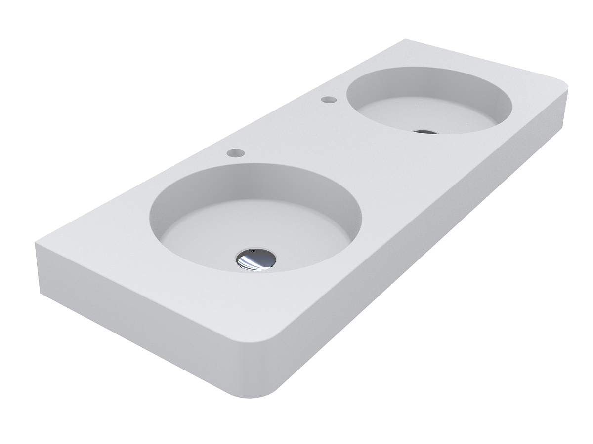 Washbasin LOOP 1200-2 MATT