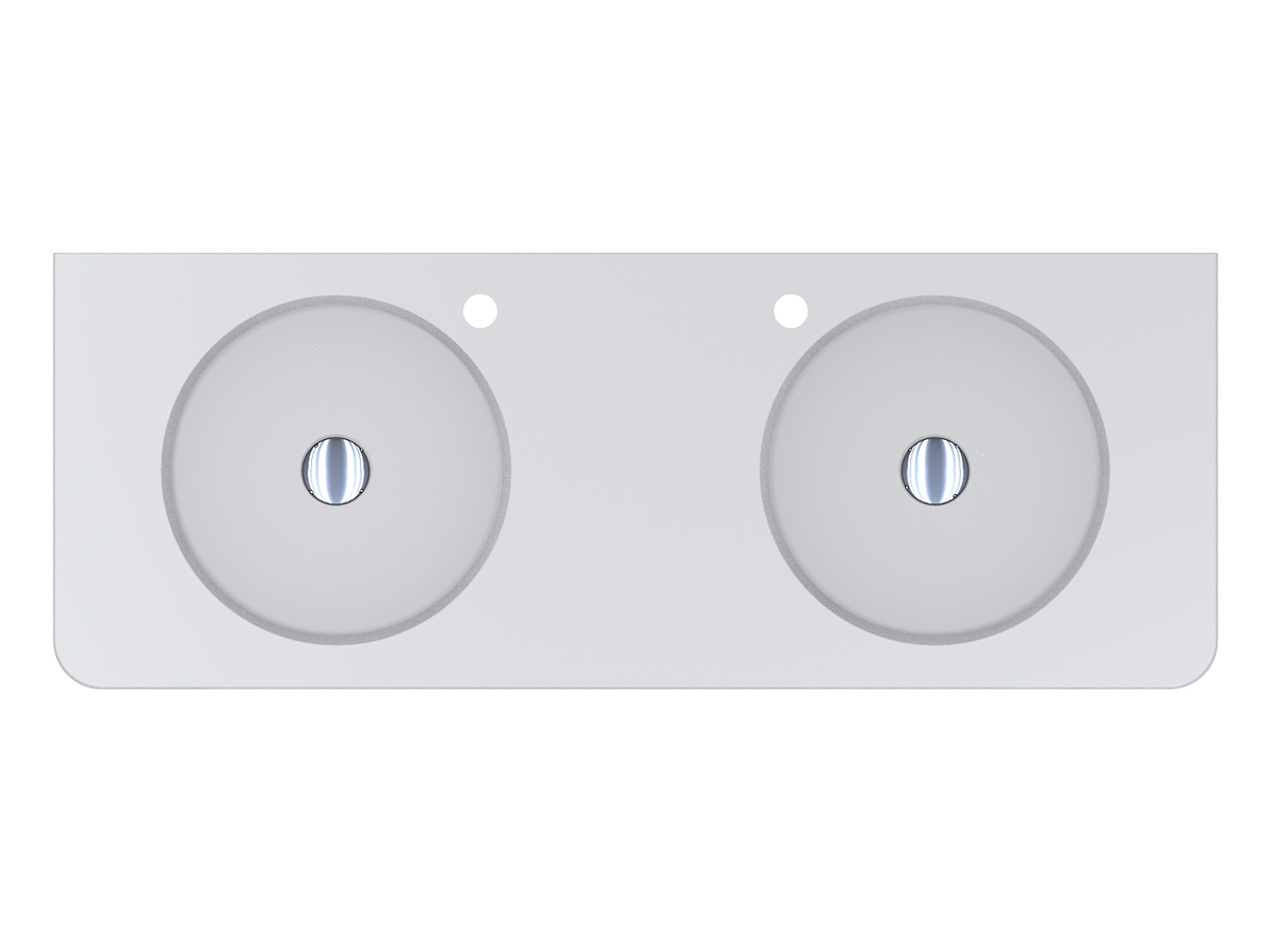 Washbasin LOOP 1200-2 MATT