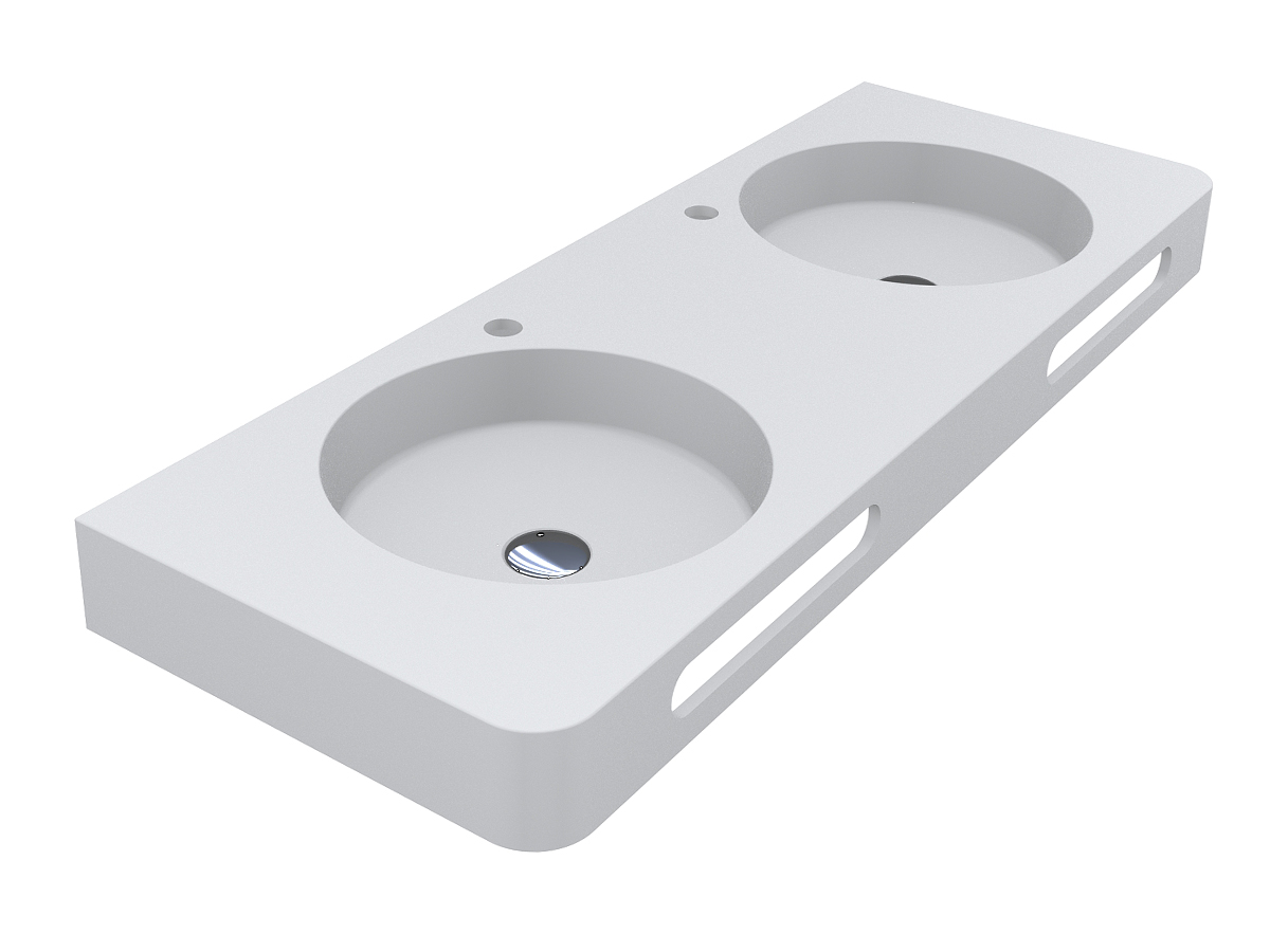 Washbasin LOOP 1200-2 MIRASOFT