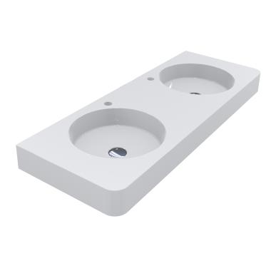 Washbasin LOOP 1200-2 MATT