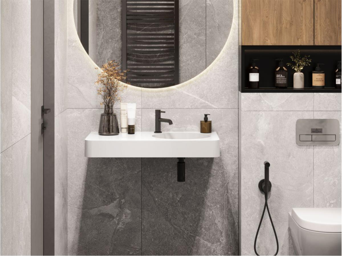 Washbasin LOOP 800 R
