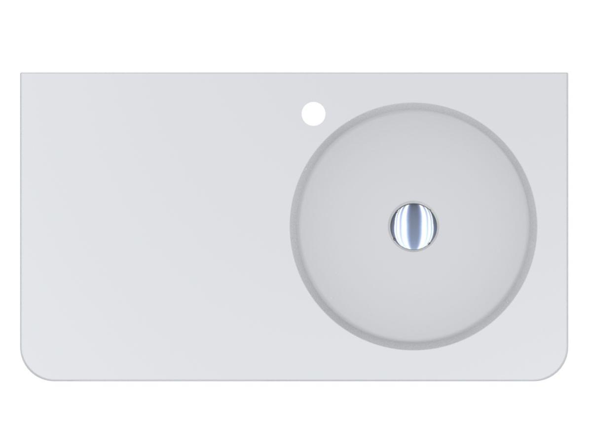 Washbasin LOOP 800 R MIRASOFT