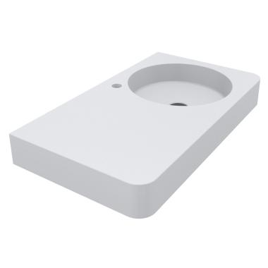 Washbasin LOOP 800 R MATT