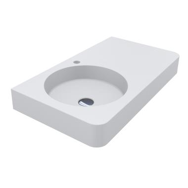 Washbasin LOOP 800 L MATT