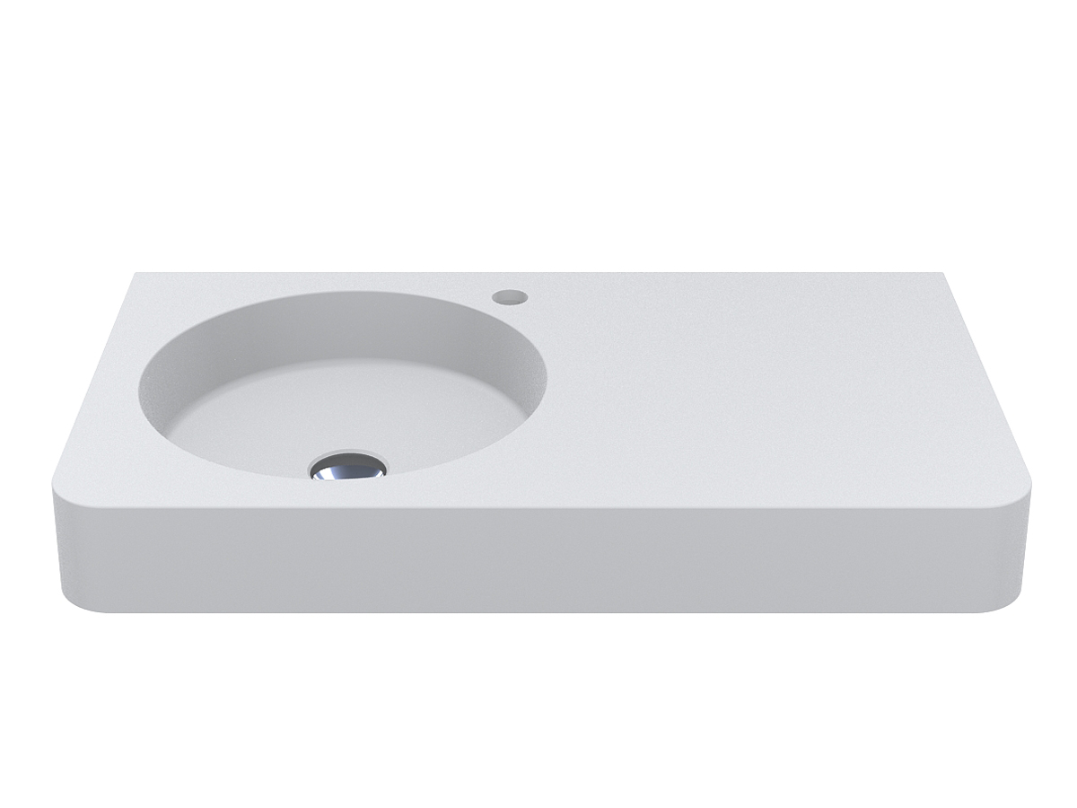 Washbasin LOOP 800 L MATT