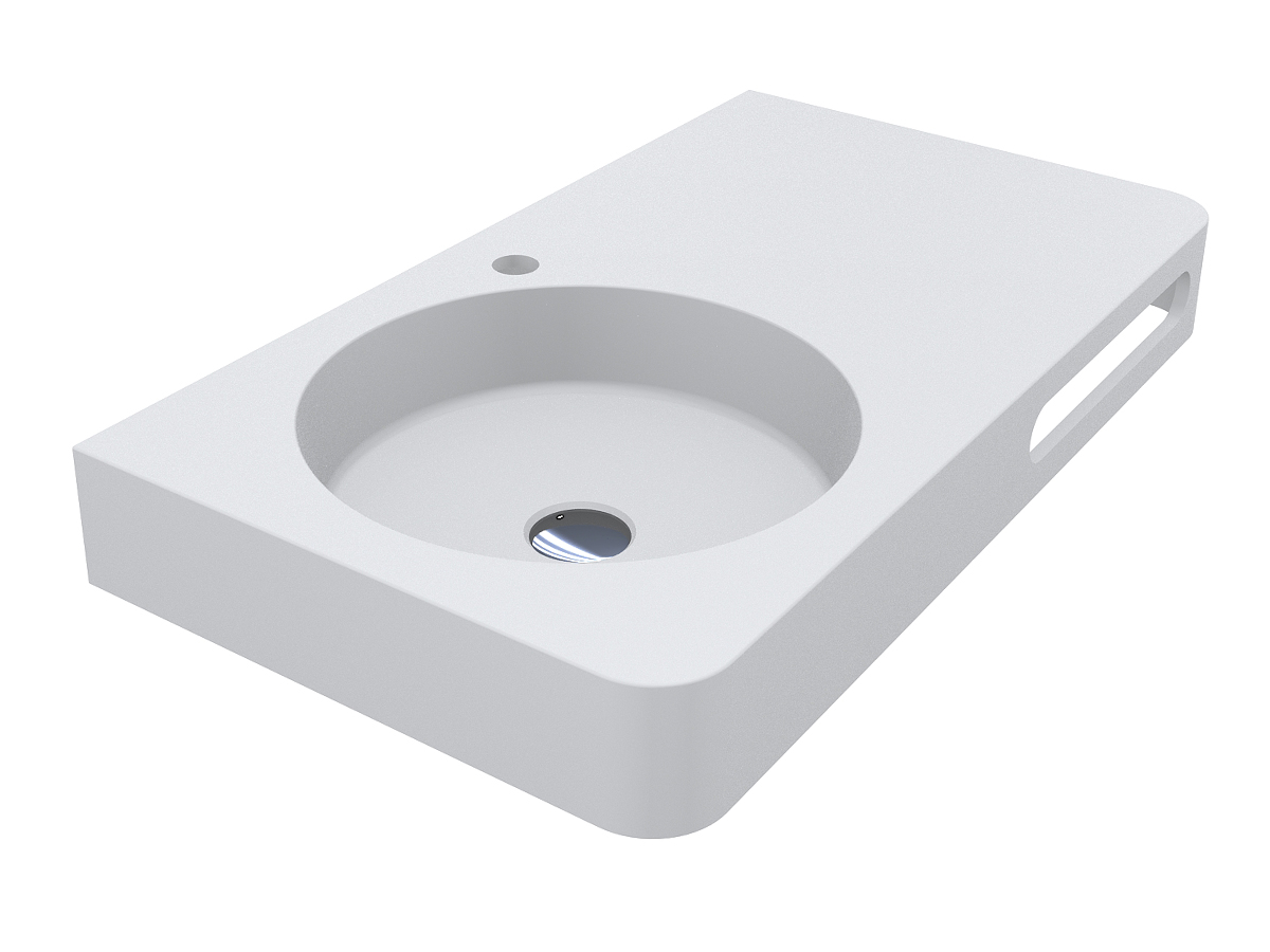 Washbasin LOOP 800 L MIRASOFT