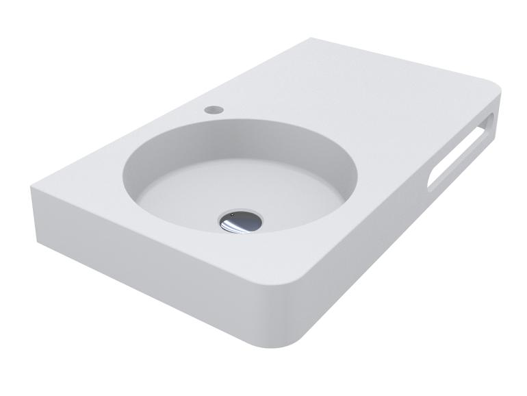 Washbasin LOOP 800 L MIRASOFT