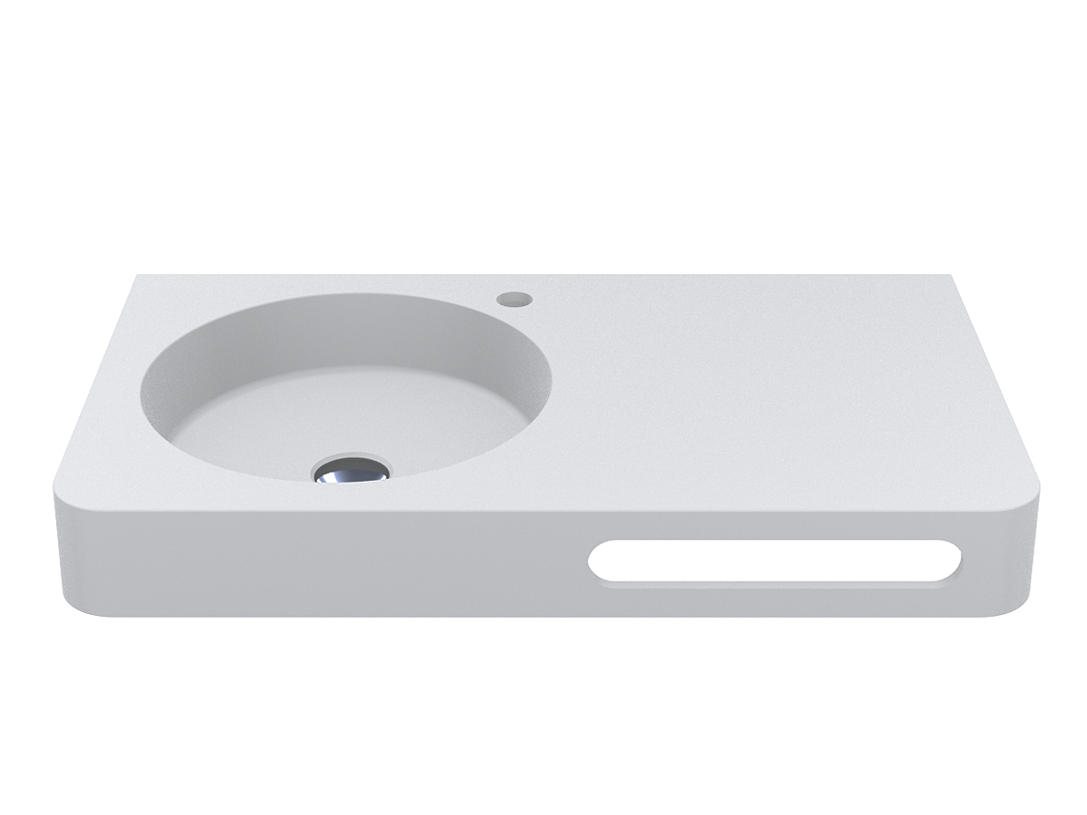 Washbasin LOOP 800 L MIRASOFT