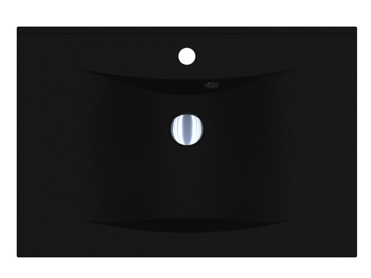 Washbasin LORRY MIRASTONE BLACK SHINE