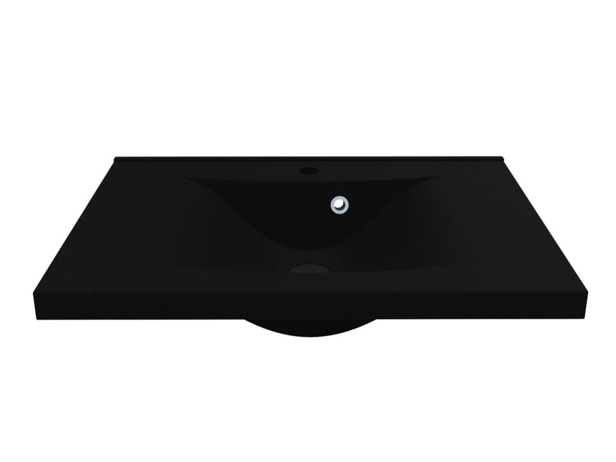 Washbasin LORRY MIRASTONE BLACK SHINE