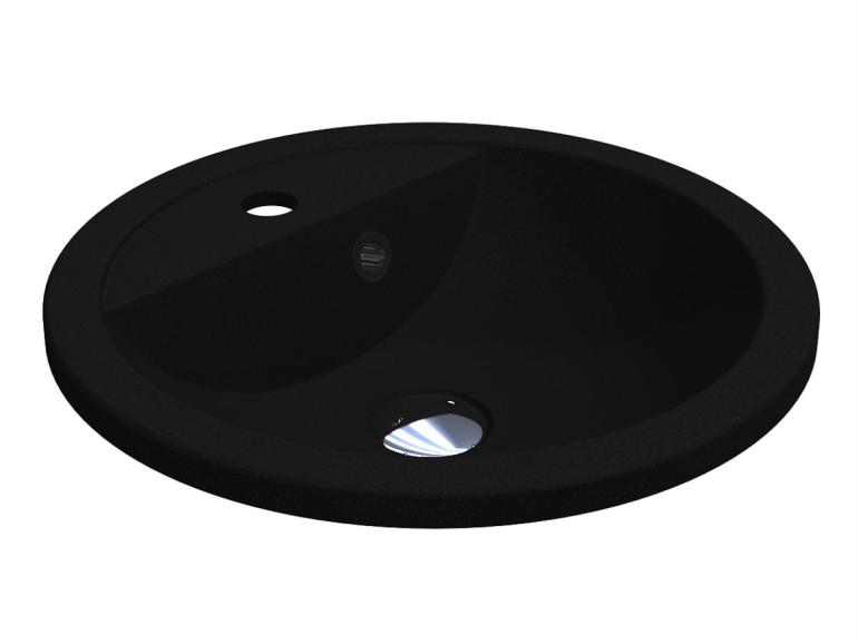 Washbasin MADISON MIRASTONE BLACK SHINE