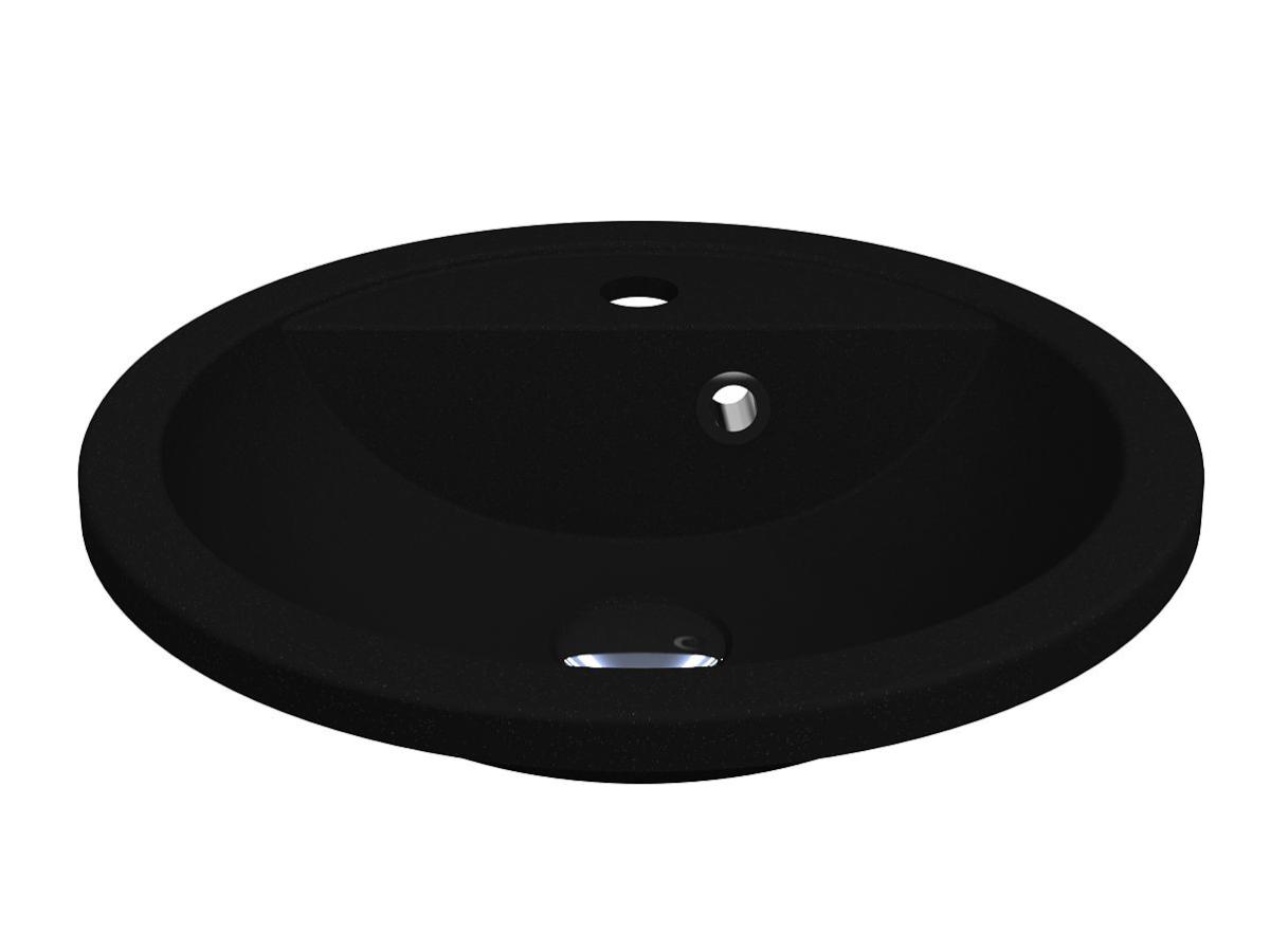 Washbasin MADISON MIRASTONE BLACK SHINE