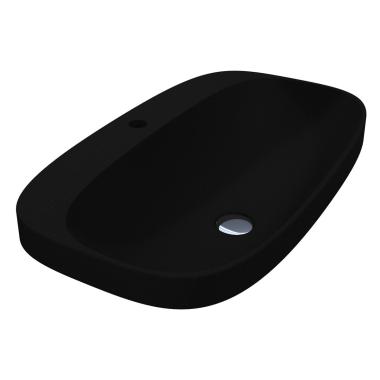 Washbasin MOLLE MIRASTONE BLACK SHINE