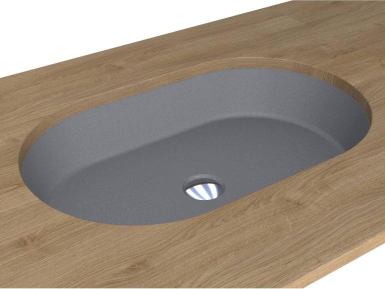 Washbasin ROME MIRASTONE GRAY