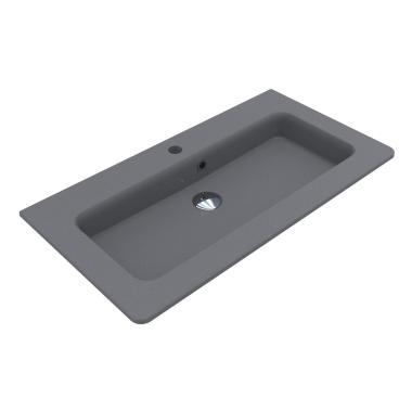 Washbasin ROSTRIKS TRES MIRASTONE GRAY