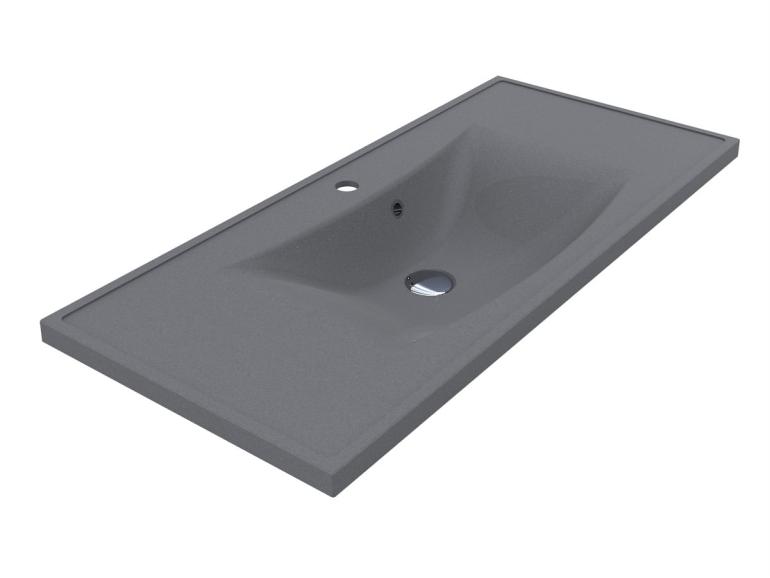 Washbasin ROSTRIKS UNO MIRASTONE GRAY