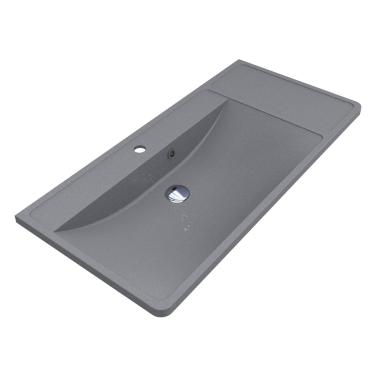 Washbasin SACRAMENTO MIRASTONE GRAY