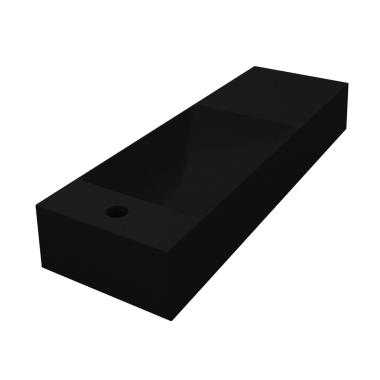 Washbasin SHANGHAI L MIRASTONE BLACK SHINE