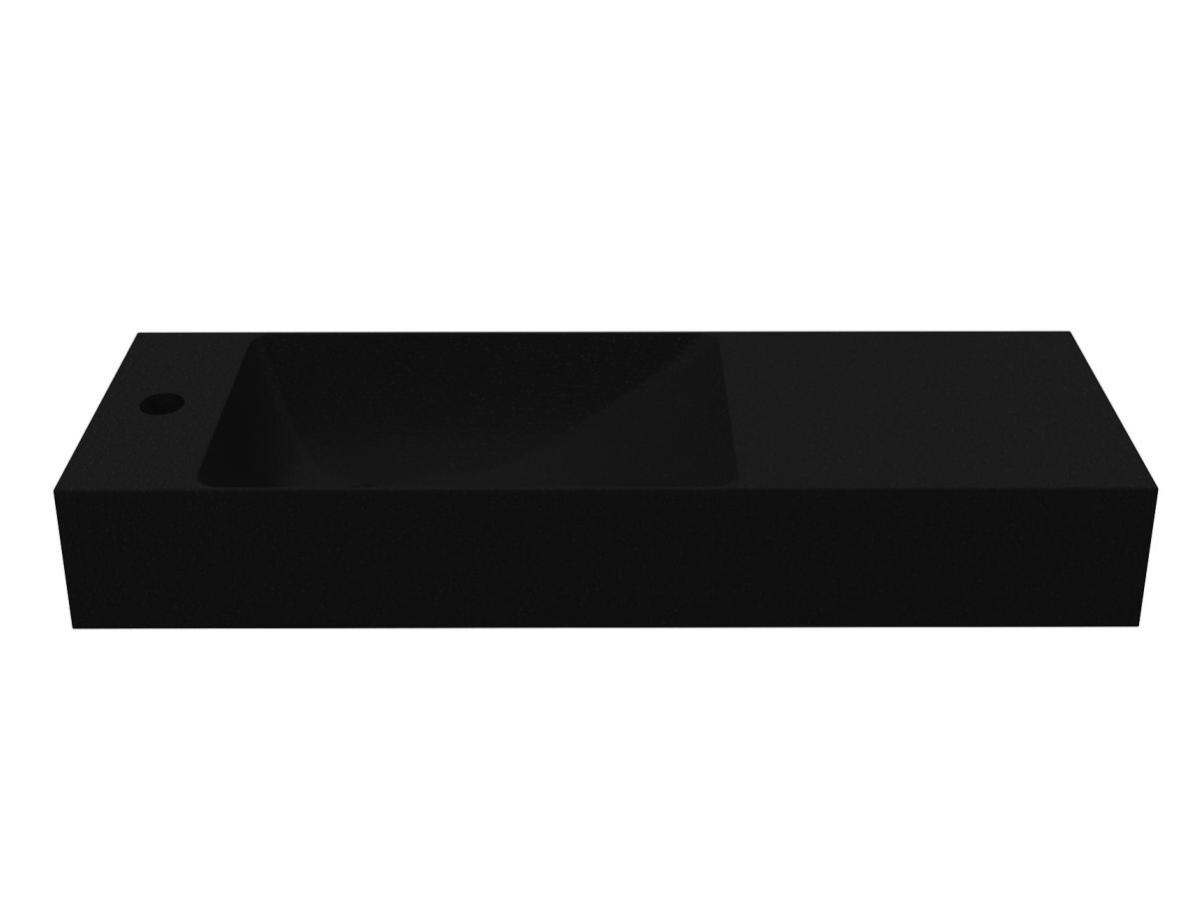 Washbasin SHANGHAI L MIRASTONE BLACK SHINE