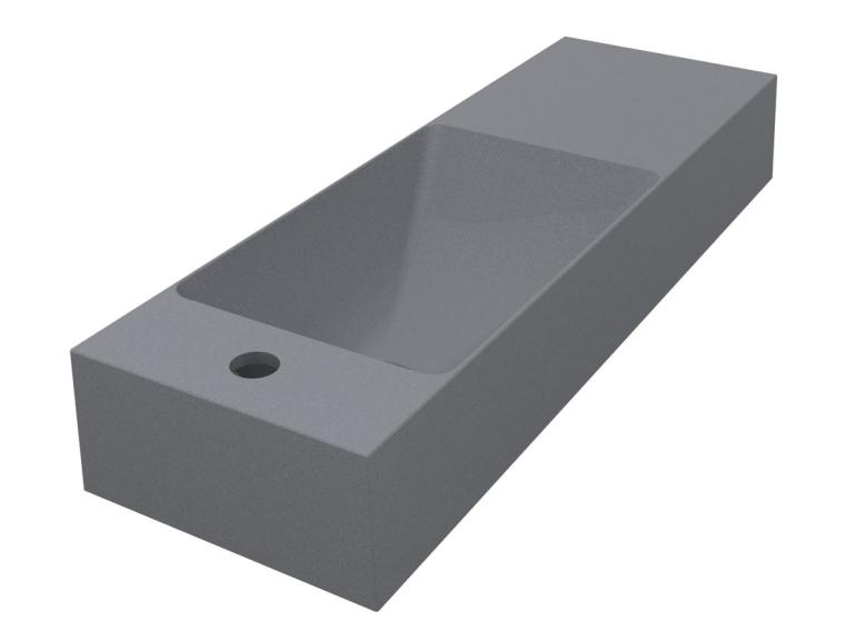 Washbasin SHANGHAI L MIRASTONE GRAY