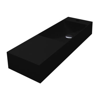Washbasin SHANGHAI R MIRASTONE BLACK SHINE