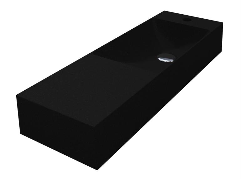 Washbasin SHANGHAI R MIRASTONE BLACK SHINE