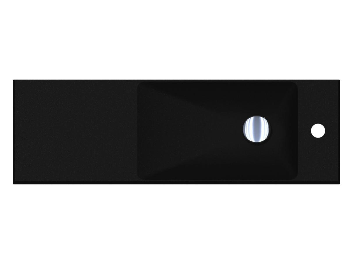 Washbasin SHANGHAI R MIRASTONE BLACK SHINE