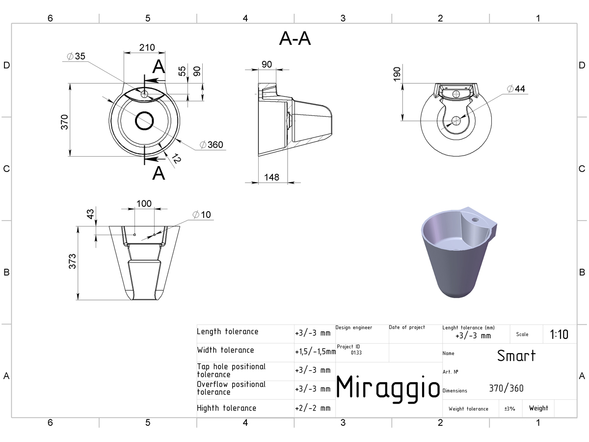Washbasin SMART