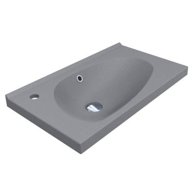 Washbasin TITANIA MIRASTONE GRAY