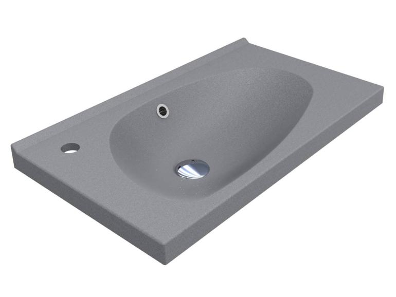 Washbasin TITANIA MIRASTONE GRAY