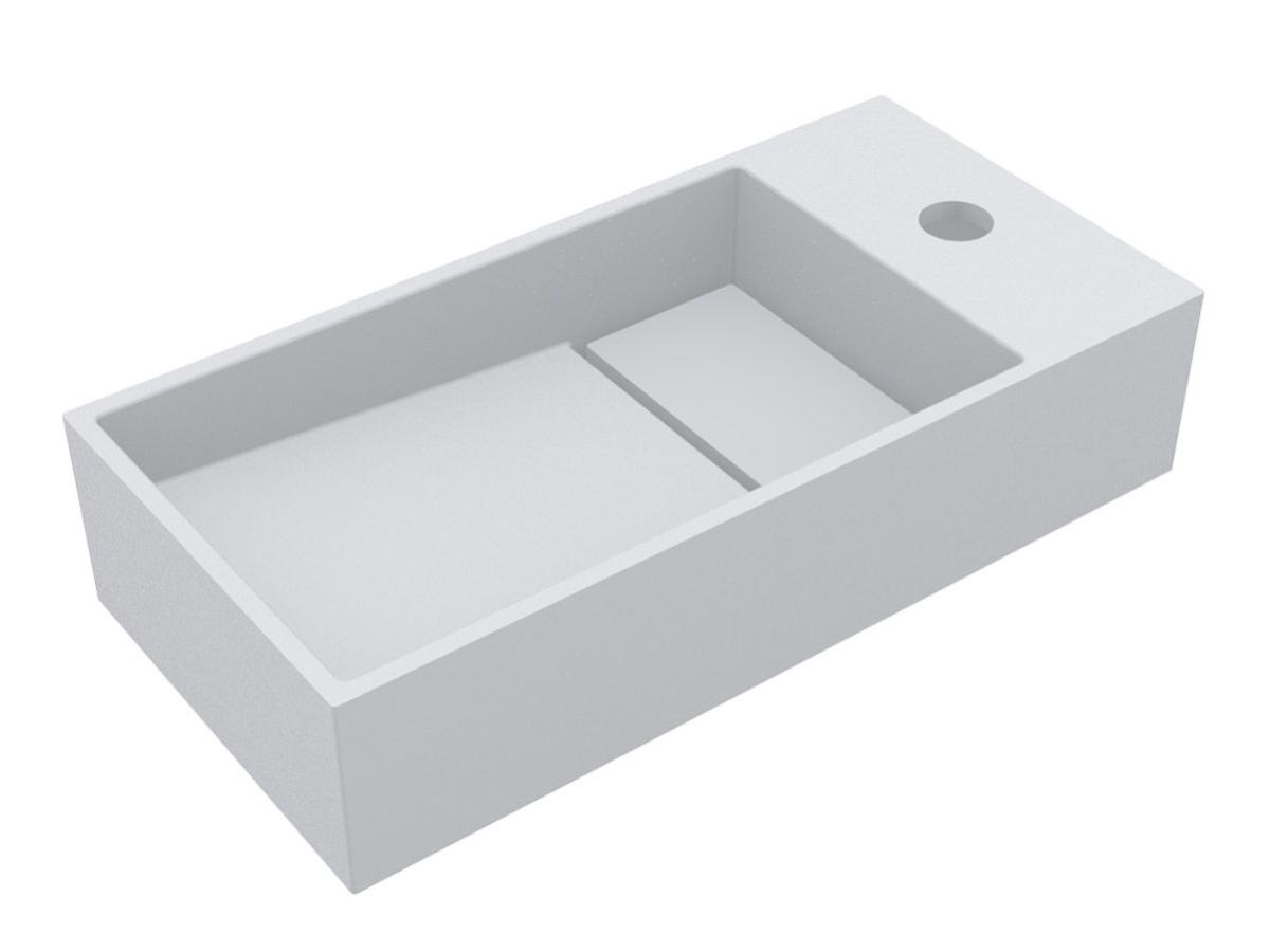 Washbasin TONI 450 L MATT