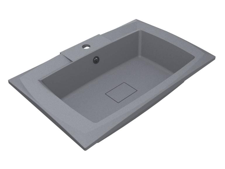 Washbasin TORONTO MIRASTONE GRAY