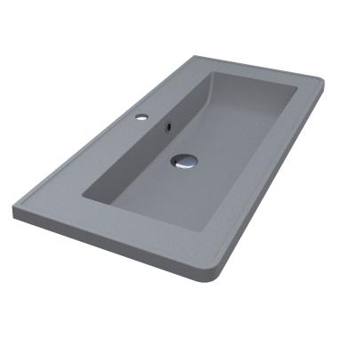 Washbasin TRES MIRASTONE GRAY