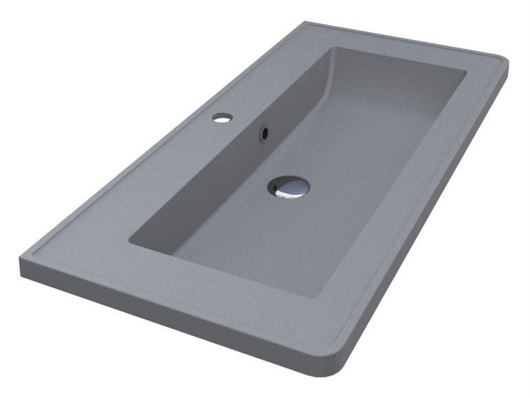 Washbasin TRES MIRASTONE GRAY